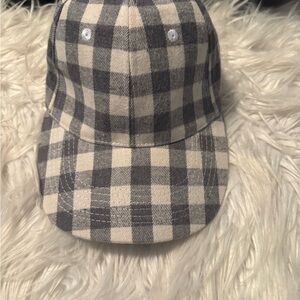 Plaid Checkered Cap
